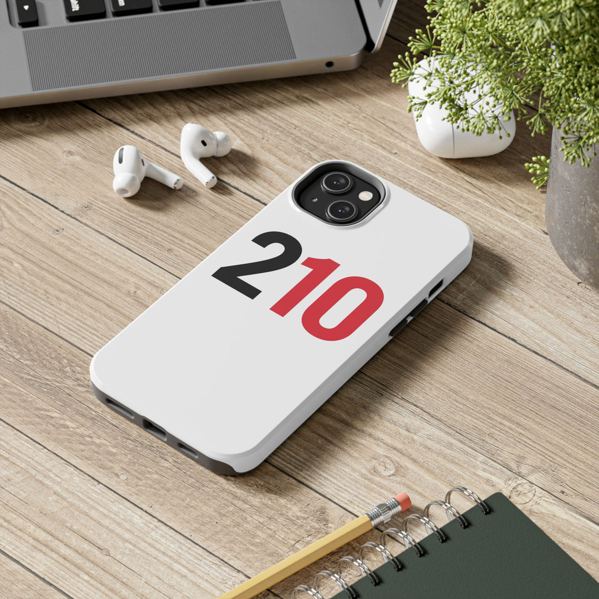 210 Tough Phone Case – White