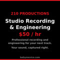 Studio Recording & Engineering – Booking